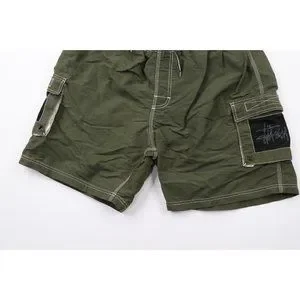 希少 W34 USA製 90's OLD STUSSY Cargo Shorts Vintage Stussy Work Gear Rip Stop Cargo Shorts Mens XXL Rare